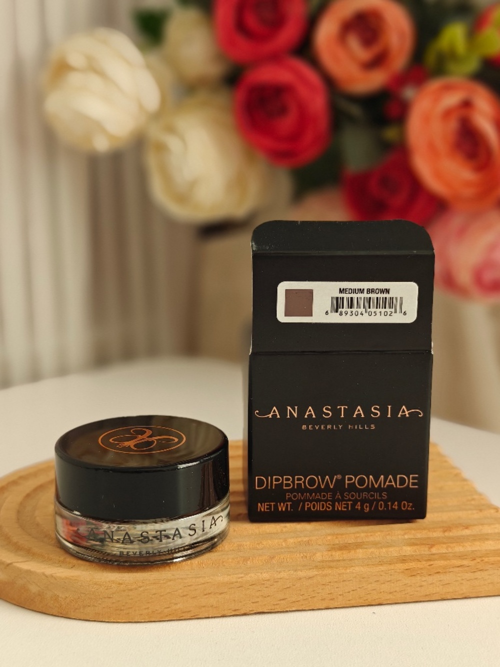 New Anastasia Beverly Hills Dipbrow Pomade Medium Brown Full Size 0.14oz/ 4g
